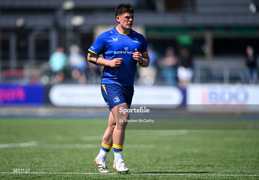 9 May 2026; Stephen Smyth of Leinster during the IRFU Interprovincial A Championship match between Leinster A and Ulster A at Energia Park in Dublin. Photo by Stephen McCarthy/Sportsfile