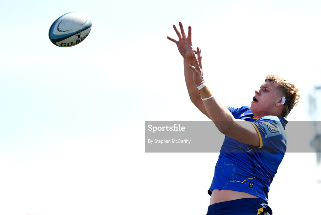 9 May 2026; Artur Symkovskiy of Leinster during the IRFU Interprovincial A Championship match between Leinster A and Ulster A at Energia Park in Dublin. Photo by Stephen McCarthy/Sportsfile