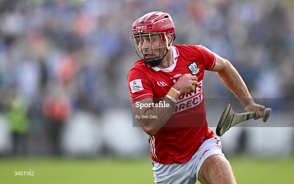 9 May 2026; William Buckley of Cork during the Munster GAA Senior Hurling Championship Round 3 match between Waterford and Cork at Azzurri Walsh Park in Waterford. Photo by Seb Daly/Sportsfile