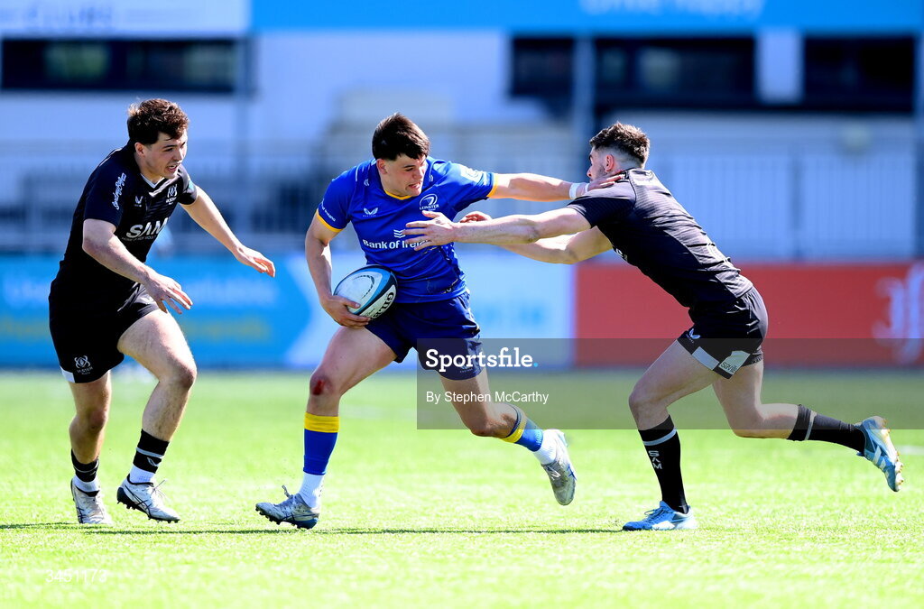 9 May 2026; Tom Larke of Leinster during the IRFU Interprovincial A Championship match between Leinster A and Ulster A at Energia Park in Dublin. Photo by Stephen McCarthy/Sportsfile
