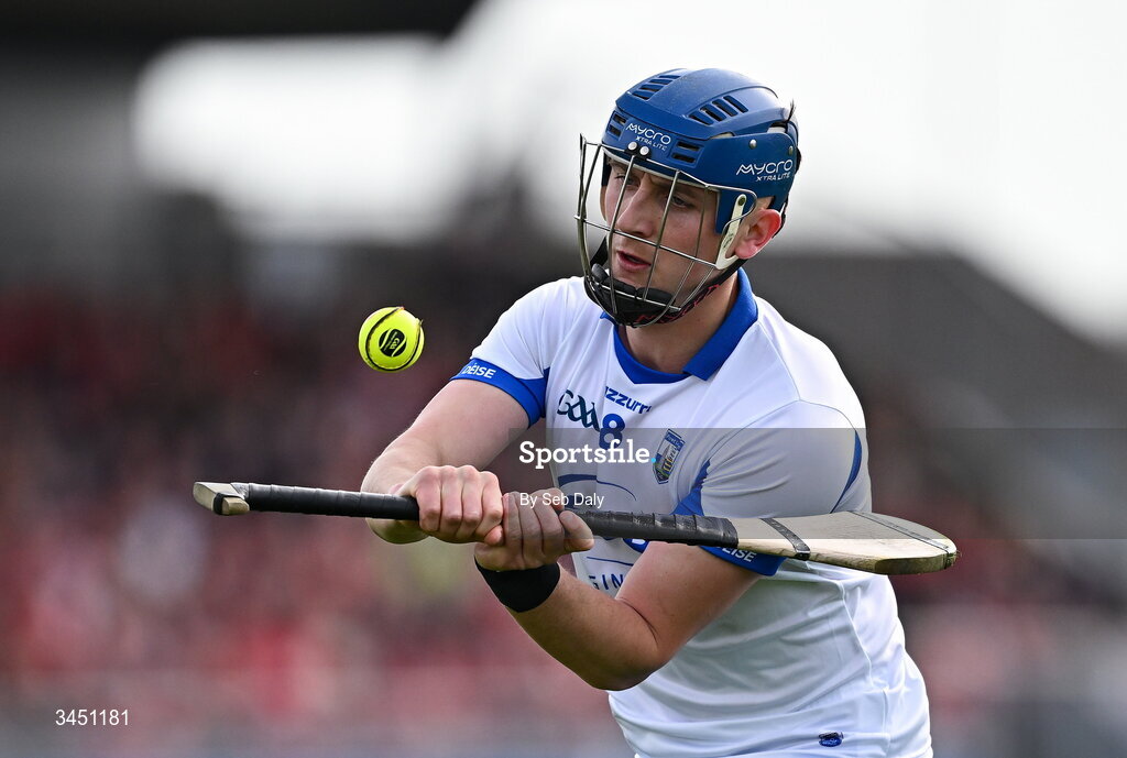 9 May 2026; Paddy Leavey of Waterford during the Munster GAA Senior Hurling Championship Round 3 match between Waterford and Cork at Azzurri Walsh Park in Waterford. Photo by Seb Daly/Sportsfile