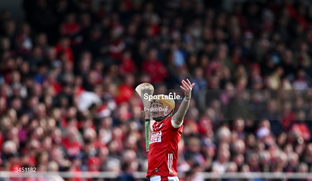 9 May 2026; Shane Barrett of Cork during the Munster GAA Senior Hurling Championship Round 3 match between Waterford and Cork at Azzurri Walsh Park in Waterford. Photo by Seb Daly/Sportsfile