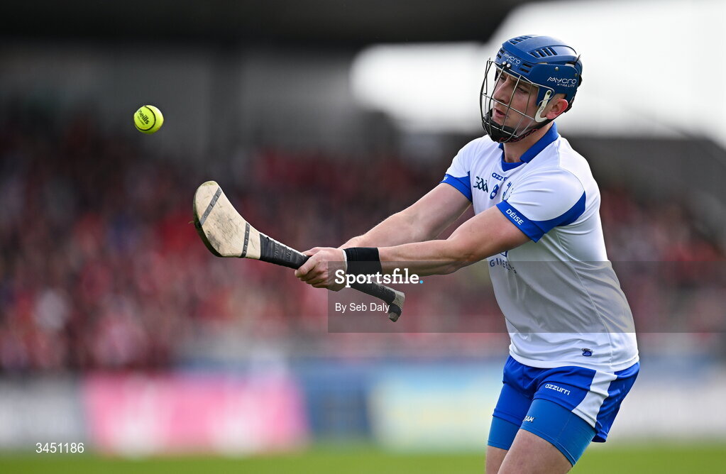 9 May 2026; Paddy Leavey of Waterford during the Munster GAA Senior Hurling Championship Round 3 match between Waterford and Cork at Azzurri Walsh Park in Waterford. Photo by Seb Daly/Sportsfile