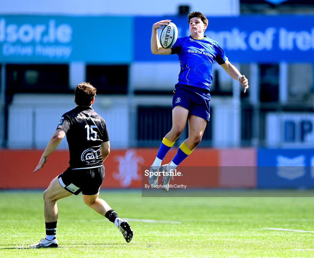 9 May 2026; Tom Larke of Leinster during the IRFU Interprovincial A Championship match between Leinster A and Ulster A at Energia Park in Dublin. Photo by Stephen McCarthy/Sportsfile