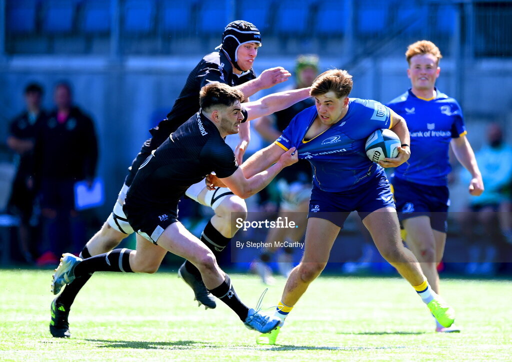 9 May 2026; Hugo McLaughlin of Leinster during the IRFU Interprovincial A Championship match between Leinster A and Ulster A at Energia Park in Dublin. Photo by Stephen McCarthy/Sportsfile