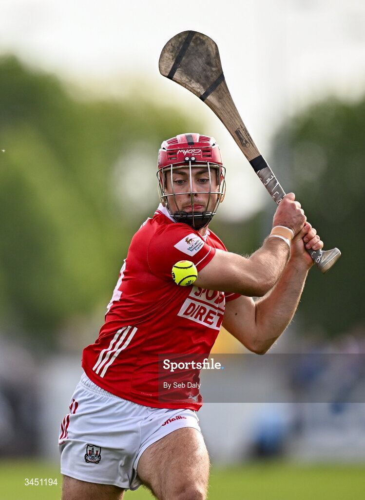9 May 2026; William Buckley of Cork during the Munster GAA Senior Hurling Championship Round 3 match between Waterford and Cork at Azzurri Walsh Park in Waterford. Photo by Seb Daly/Sportsfile