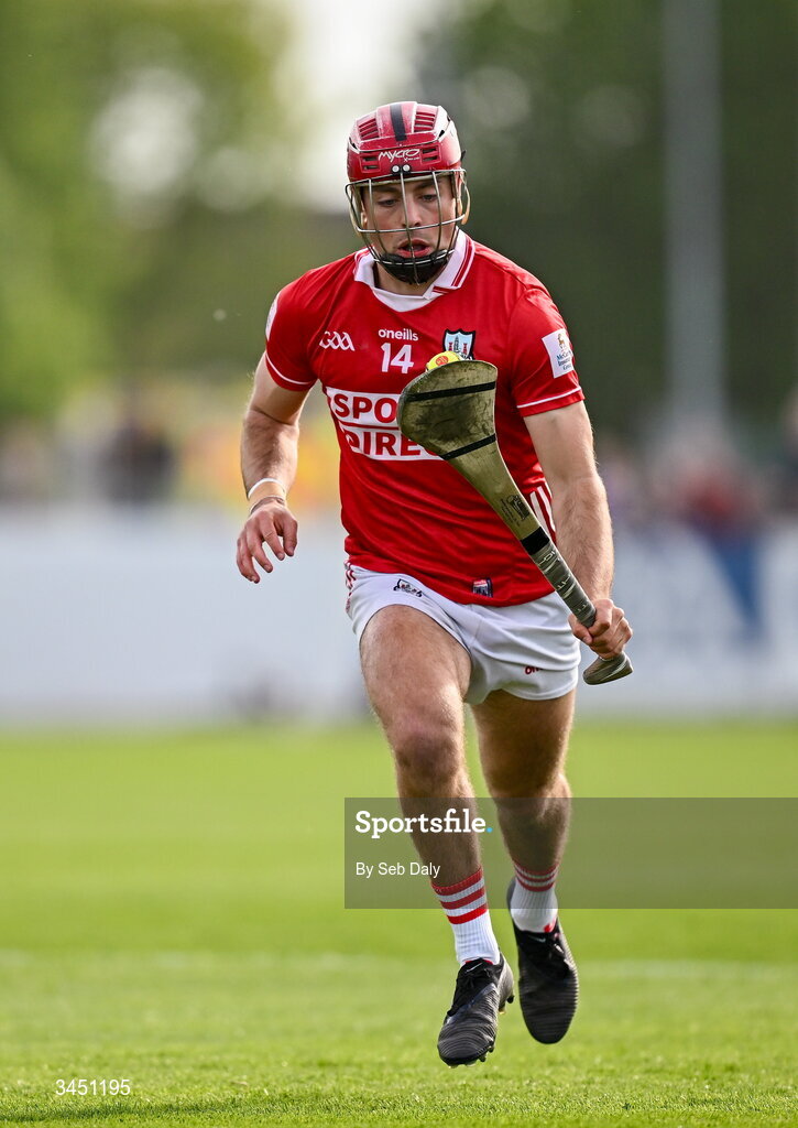 9 May 2026; William Buckley of Cork during the Munster GAA Senior Hurling Championship Round 3 match between Waterford and Cork at Azzurri Walsh Park in Waterford. Photo by Seb Daly/Sportsfile