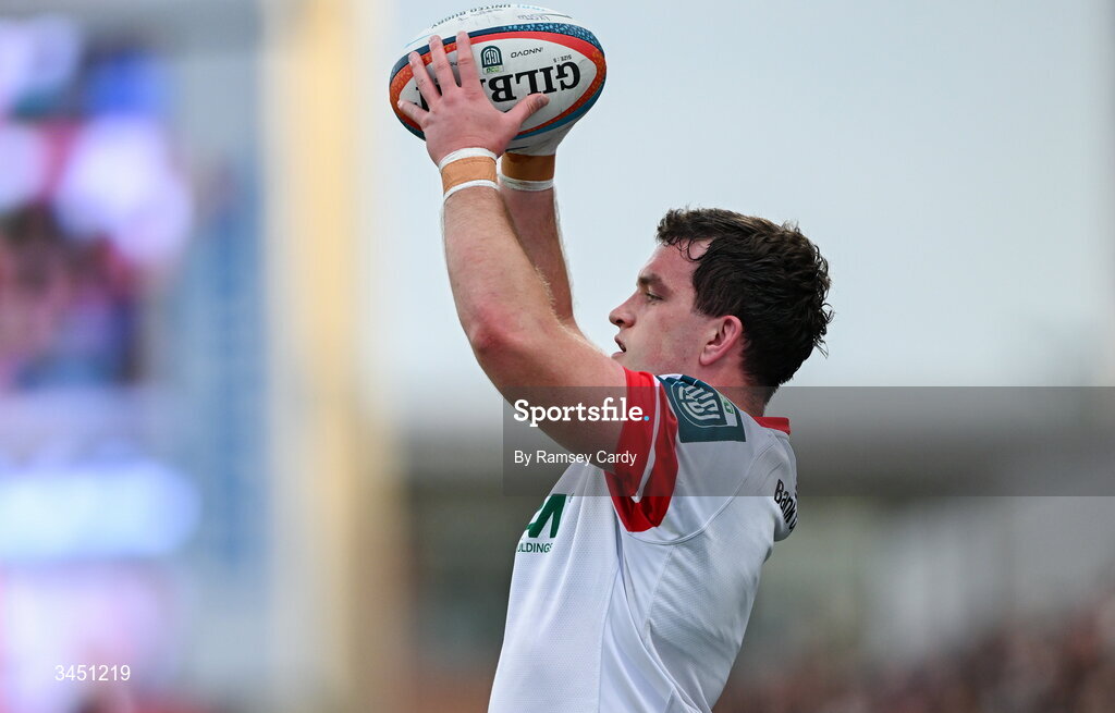 8 May 2026; James McCormick of Ulster during the United Rugby Championship match between Ulster and DHL Stormers at Affidea Stadium in Belfast. Photo by Ramsey Cardy/Sportsfile