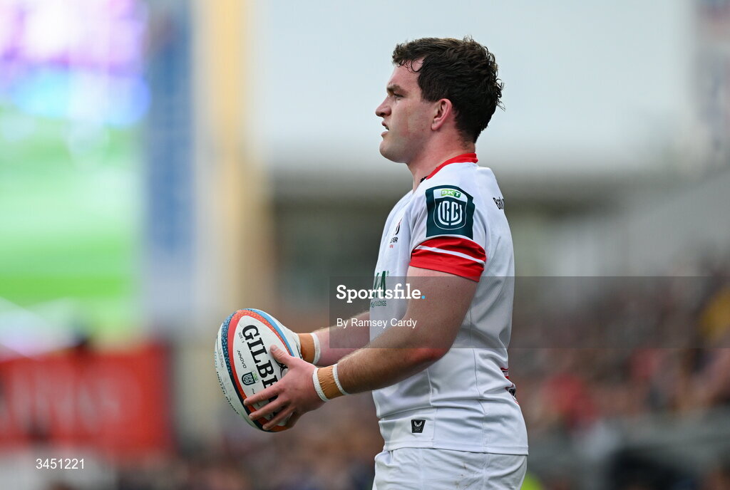 8 May 2026; James McCormick of Ulster during the United Rugby Championship match between Ulster and DHL Stormers at Affidea Stadium in Belfast. Photo by Ramsey Cardy/Sportsfile