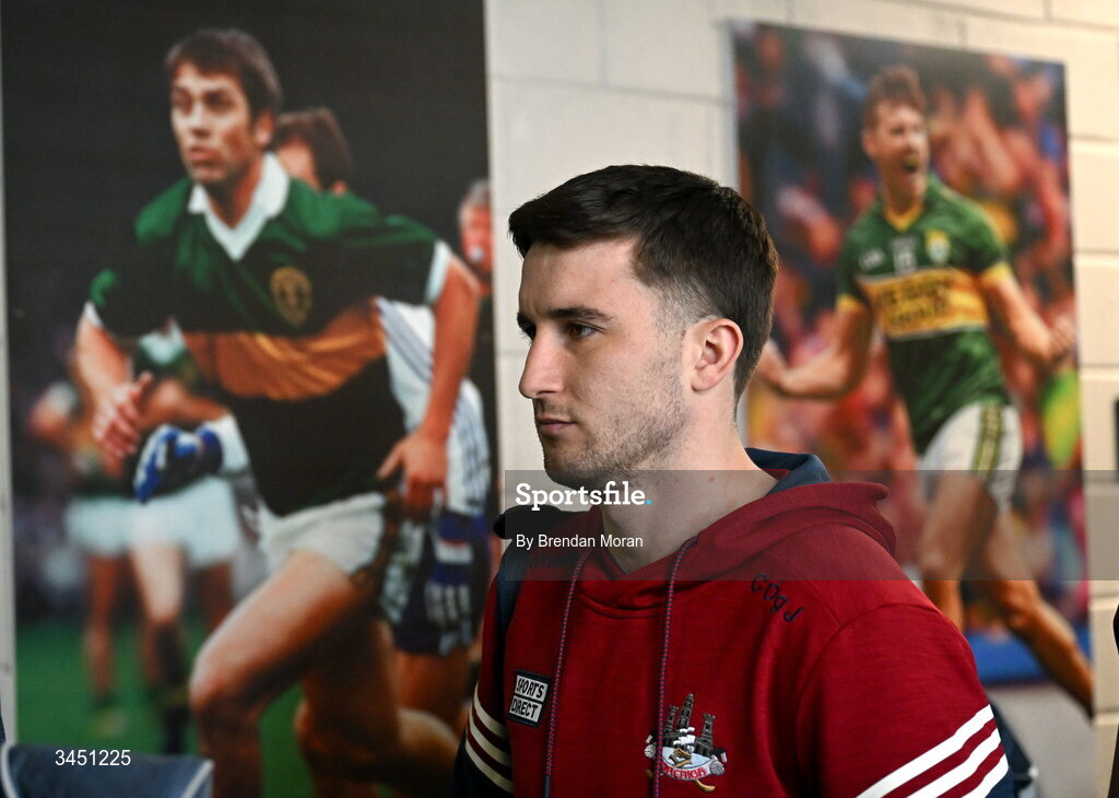 10 May 2026; Chris Óg Jones of Cork arrives before the Munster GAA Football Senior Championship final match between Kerry and Cork at Fitzgerald Stadium in Killarney, Kerry. Photo by Brendan Moran/Sportsfile
