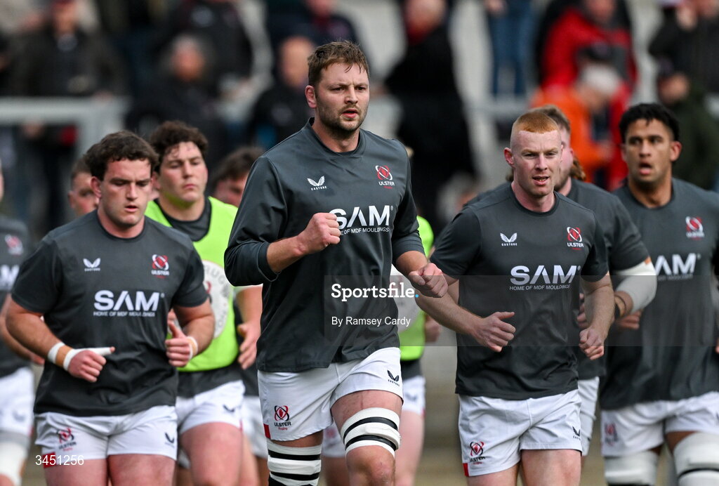8 May 2026; Ulster captain Iain Henderson before the United Rugby Championship match between Ulster and DHL Stormers at Affidea Stadium in Belfast. Photo by Ramsey Cardy/Sportsfile