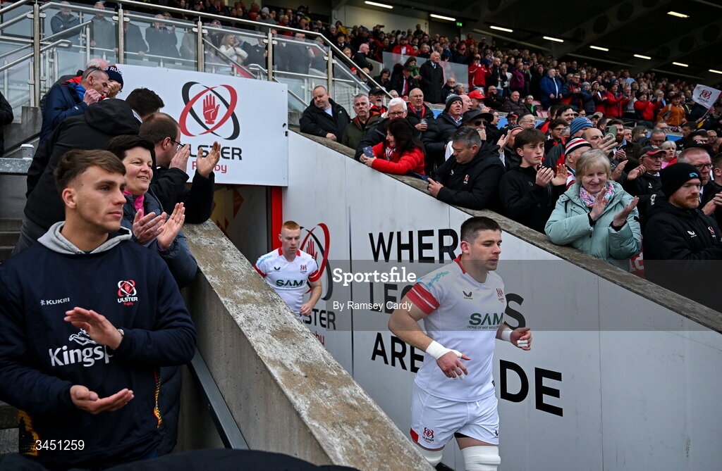 8 May 2026; Nick Timoney of Ulster before the United Rugby Championship match between Ulster and DHL Stormers at Affidea Stadium in Belfast. Photo by Ramsey Cardy/Sportsfile