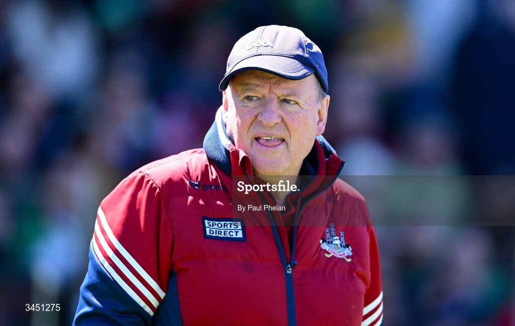 10 May 2026; Cork manager John Cleary before the Munster GAA Football Senior Championship final match between Kerry and Cork at Fitzgerald Stadium in Killarney, Kerry. Photo by Paul Phelan/Sportsfile