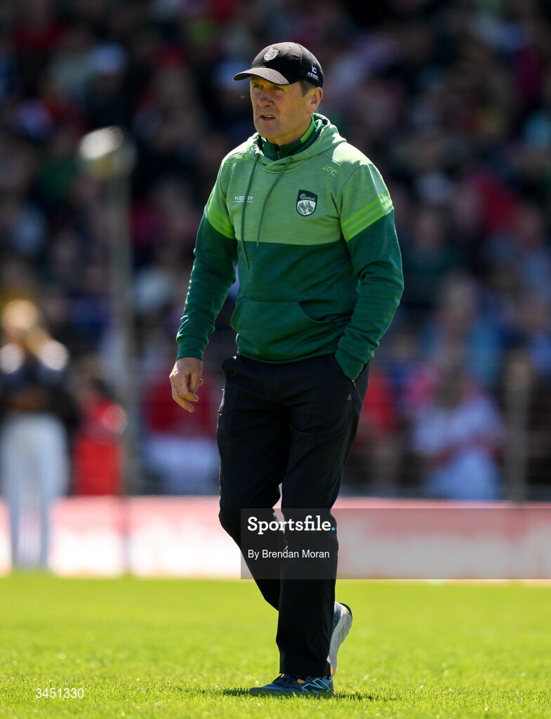 10 May 2026; Kerry manager Jack O'Connor before the Munster GAA Football Senior Championship final match between Kerry and Cork at Fitzgerald Stadium in Killarney, Kerry. Photo by Brendan Moran/Sportsfile