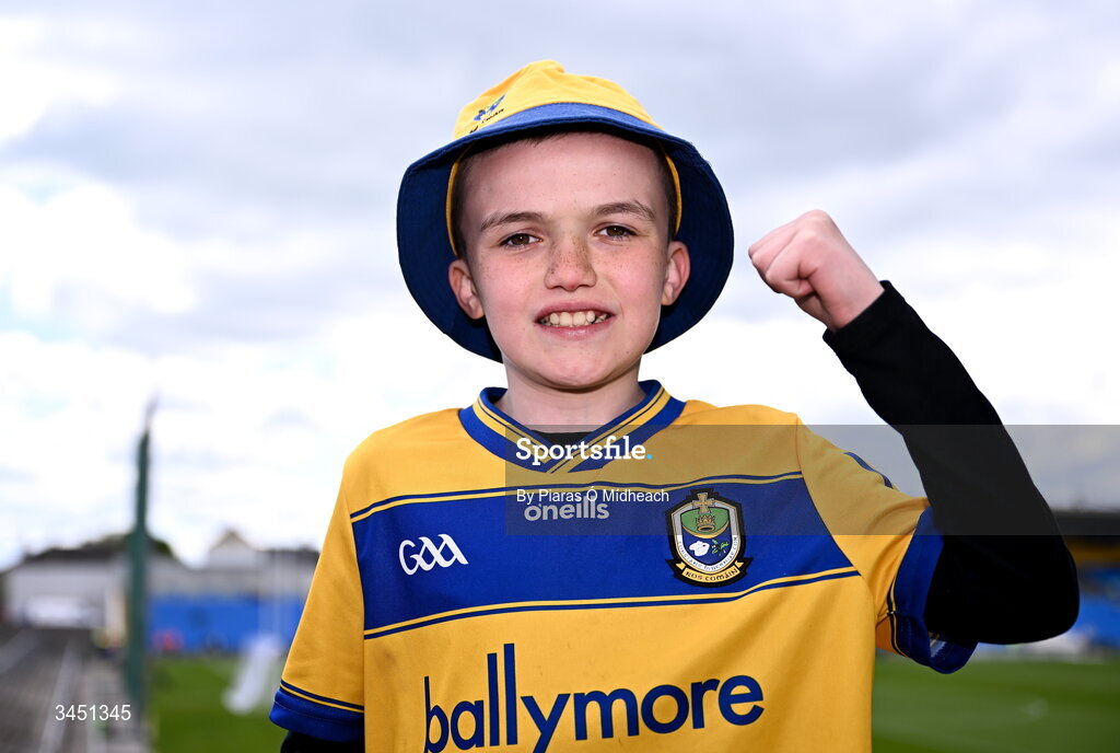 10 May 2026; Roscommon supporter Evan O'Keeffe, age 11 and from Oran, before the Connacht GAA Football Senior Championship final match between Roscommon and Galway at King & Moffatt Dr Hyde Park in Roscommon. Photo by Piaras Ó Mídheach/Sportsfile