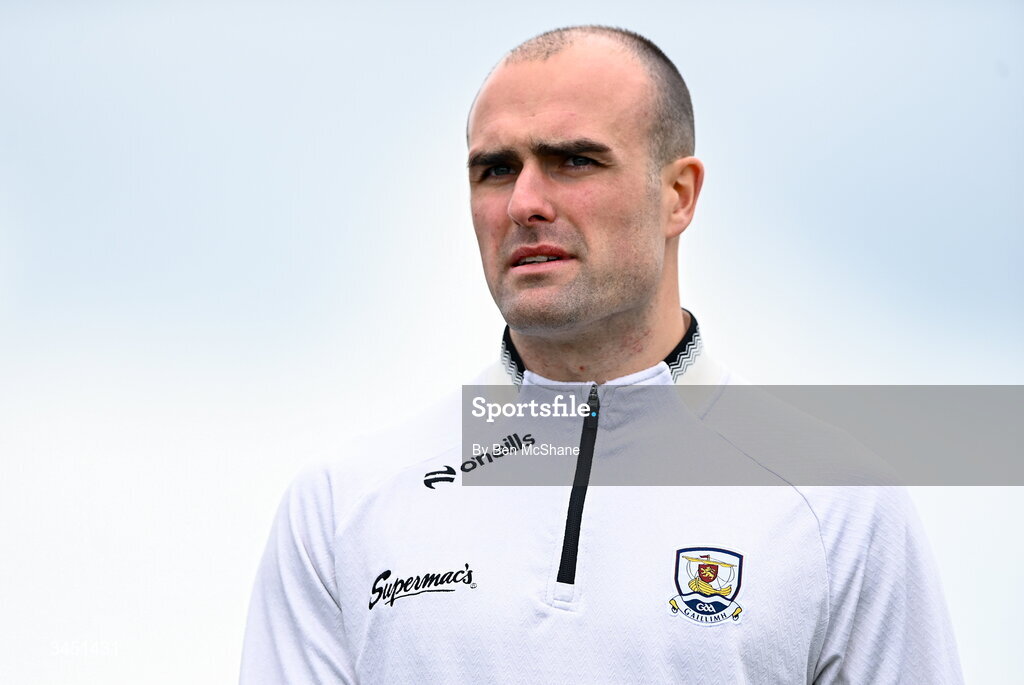 10 May 2026; John Maher of Galway before the Connacht GAA Football Senior Championship final match between Roscommon and Galway at King & Moffatt Dr Hyde Park in Roscommon. Photo by Ben McShane/Sportsfile