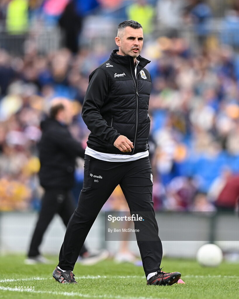 10 May 2026; Galway selector Ray Galligan during the Connacht GAA Football Senior Championship final match between Roscommon and Galway at King & Moffatt Dr Hyde Park in Roscommon. Photo by Ben McShane/Sportsfile