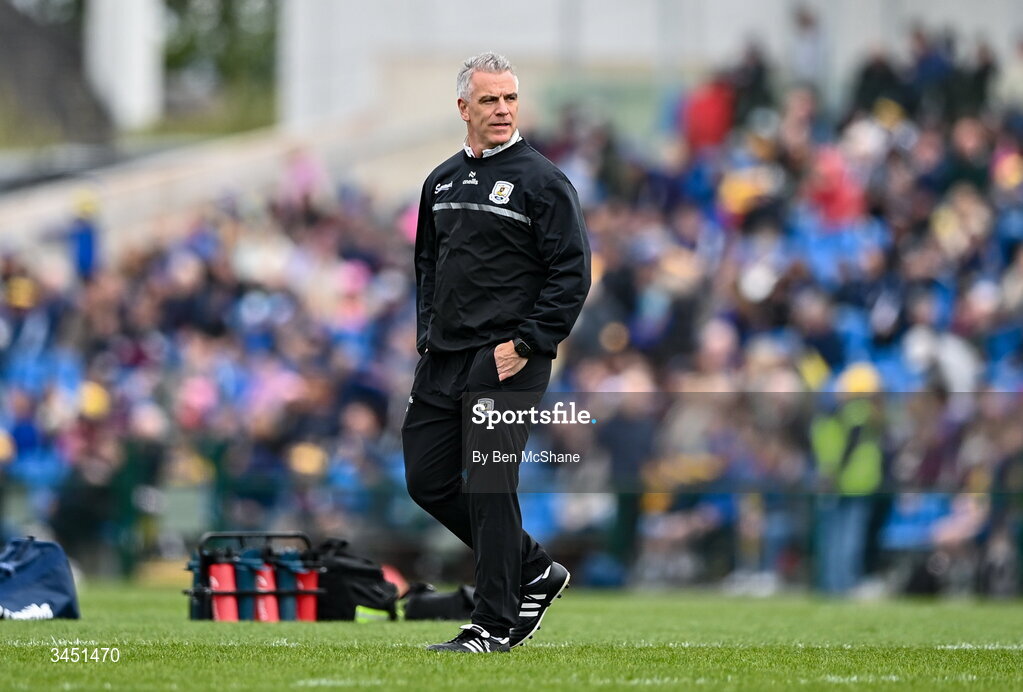 10 May 2026; Galway manager Padraic Joyce before the Connacht GAA Football Senior Championship final match between Roscommon and Galway at King & Moffatt Dr Hyde Park in Roscommon. Photo by Ben McShane/Sportsfile