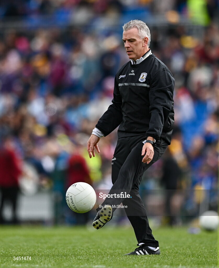 10 May 2026; Galway manager Padraic Joyce before the Connacht GAA Football Senior Championship final match between Roscommon and Galway at King & Moffatt Dr Hyde Park in Roscommon. Photo by Ben McShane/Sportsfile