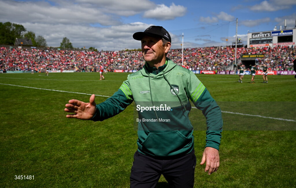 10 May 2026; Kerry manager Jack O'Connor reacts at the final whistle of the Munster GAA Football Senior Championship final match between Kerry and Cork at Fitzgerald Stadium in Killarney, Kerry. Photo by Brendan Moran/Sportsfile