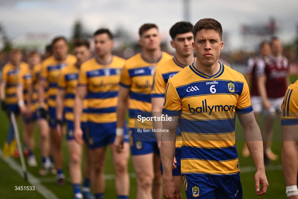 10 May 2026; Ronan Daly of Roscommon in the pre-match parade before the Connacht GAA Football Senior Championship final match between Roscommon and Galway at King & Moffatt Dr Hyde Park in Roscommon. Photo by Ben McShane/Sportsfile