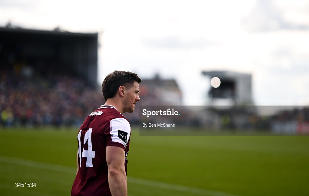 10 May 2026; Shane Walsh of Galway in the pre-match parade before the Connacht GAA Football Senior Championship final match between Roscommon and Galway at King & Moffatt Dr Hyde Park in Roscommon. Photo by Ben McShane/Sportsfile