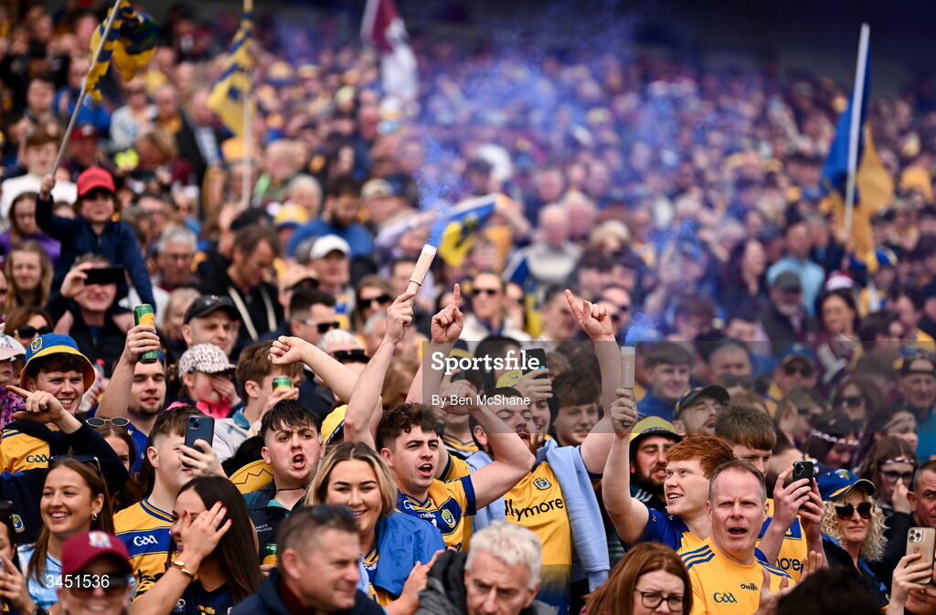 10 May 2026; Supporters before the Connacht GAA Football Senior Championship final match between Roscommon and Galway at King & Moffatt Dr Hyde Park in Roscommon. Photo by Ben McShane/Sportsfile