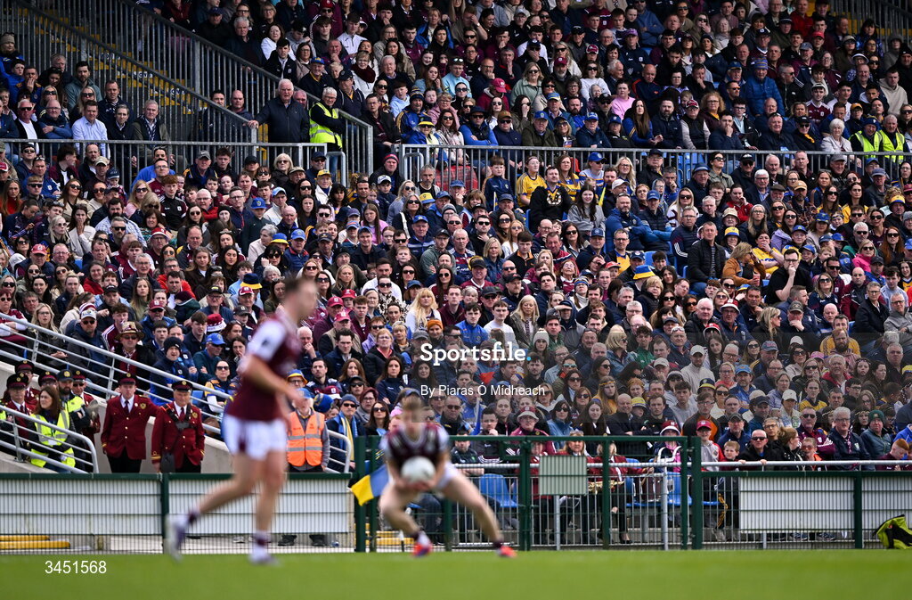 10 May 2026; Spectators during the Connacht GAA Football Senior Championship final match between Roscommon and Galway at King & Moffatt Dr Hyde Park in Roscommon. Photo by Piaras Ó Mídheach/Sportsfile