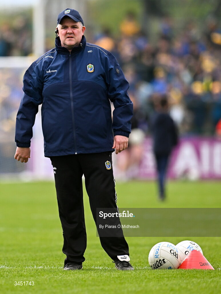 10 May 2026; Roscommon manager Mark Dowd before the Connacht GAA Football Senior Championship final match between Roscommon and Galway at King & Moffatt Dr Hyde Park in Roscommon. Photo by Piaras Ó Mídheach/Sportsfile