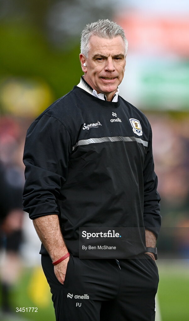 10 May 2026; Pádraic Joyce reacts to the final whistle during the Connacht GAA Football Senior Championship final match between Roscommon and Galway at King & Moffatt Dr Hyde Park in Roscommon. Photo by Ben McShane/Sportsfile