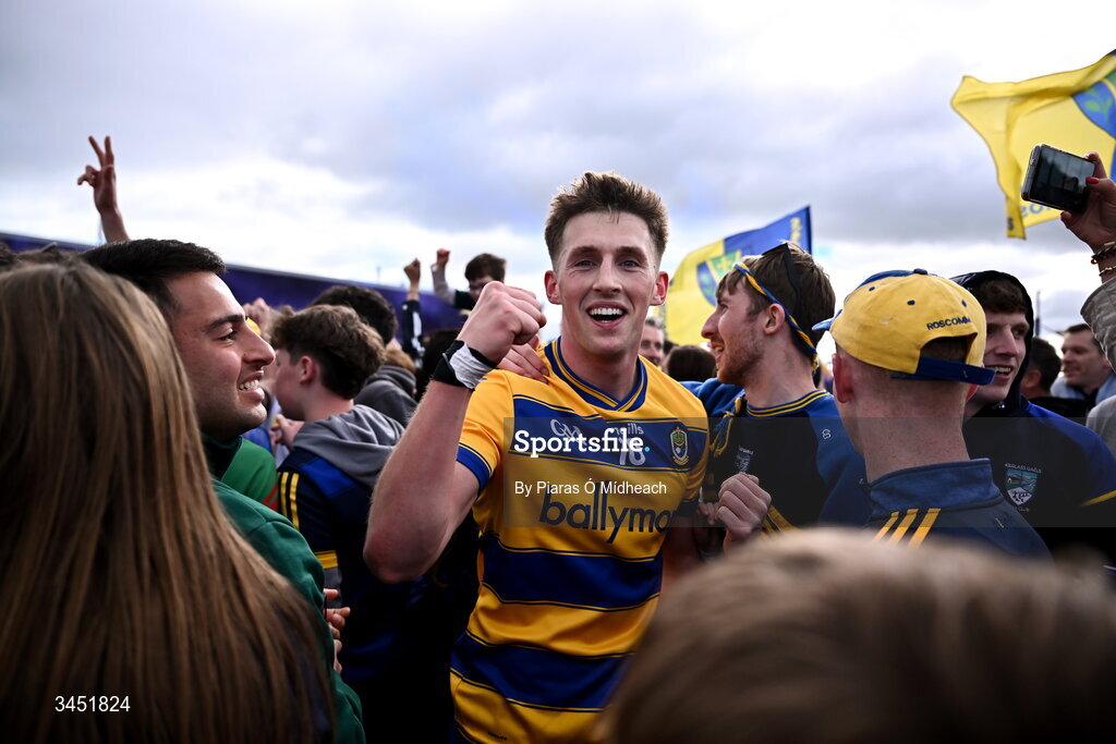 10 May 2026; Dylan Ruane of Roscommon celebrates after victory in the Connacht GAA Football Senior Championship final match between Roscommon and Galway at King & Moffatt Dr Hyde Park in Roscommon. Photo by Piaras Ó Mídheach/Sportsfile