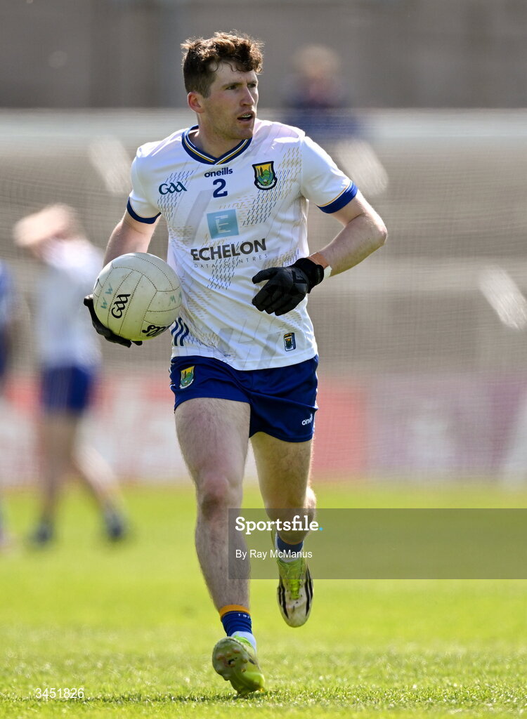 10 May 2026; Tom Moran of Wicklow during the Táilteann Cup round 1 match between Laois and Wicklow at Laois Hire O'Moore Park in Portlaoise, Laois. Photo by Ray McManus/Sportsfile