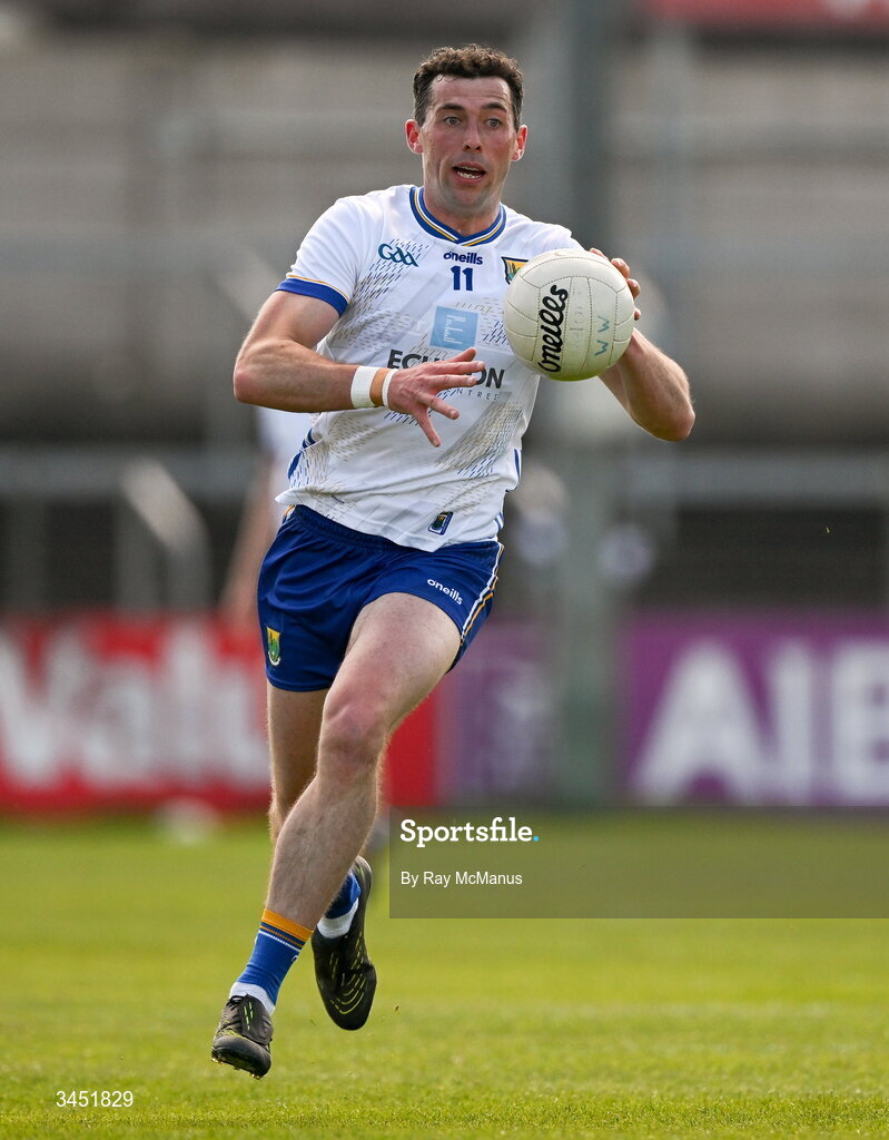 10 May 2026; Padraig O'Toole of Wicklow during the Táilteann Cup round 1 match between Laois and Wicklow at Laois Hire O'Moore Park in Portlaoise, Laois. Photo by Ray McManus/Sportsfile