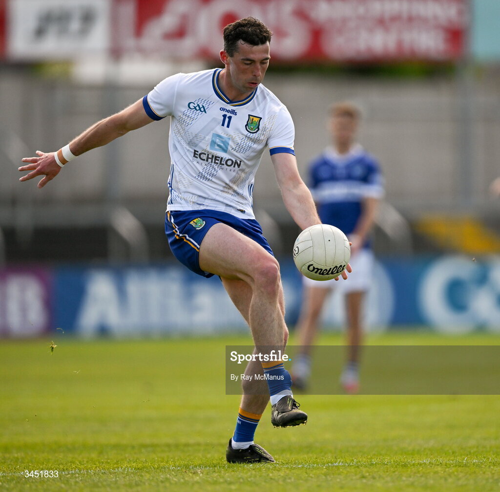 10 May 2026; Padraig O'Toole of Wicklow during the Táilteann Cup round 1 match between Laois and Wicklow at Laois Hire O'Moore Park in Portlaoise, Laois. Photo by Ray McManus/Sportsfile