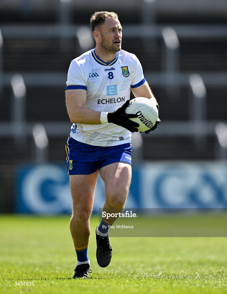 10 May 2026; Dean Healy of Wicklow during the Táilteann Cup round 1 match between Laois and Wicklow at Laois Hire O'Moore Park in Portlaoise, Laois. Photo by Ray McManus/Sportsfile