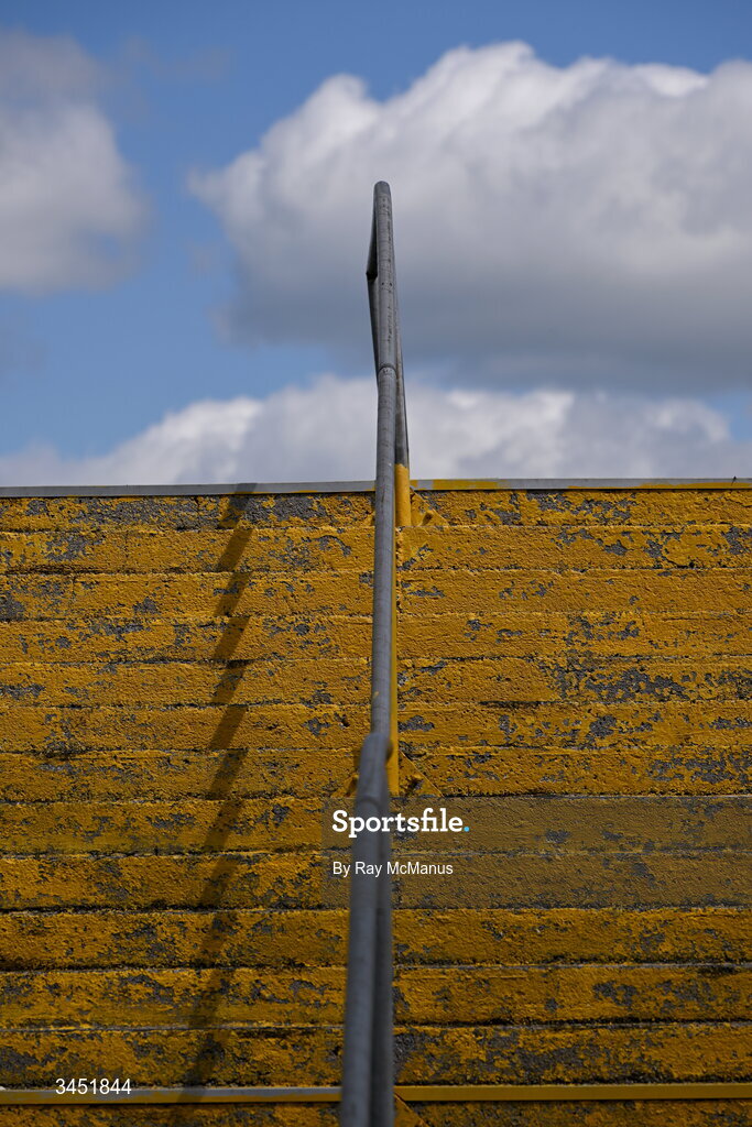 10 May 2026; A general view of a walkway at Laois Hire O'Moore Park before the Táilteann Cup round 1 match between Laois and Wicklow at Laois Hire O'Moore Park in Portlaoise, Laois. Photo by Ray McManus/Sportsfile