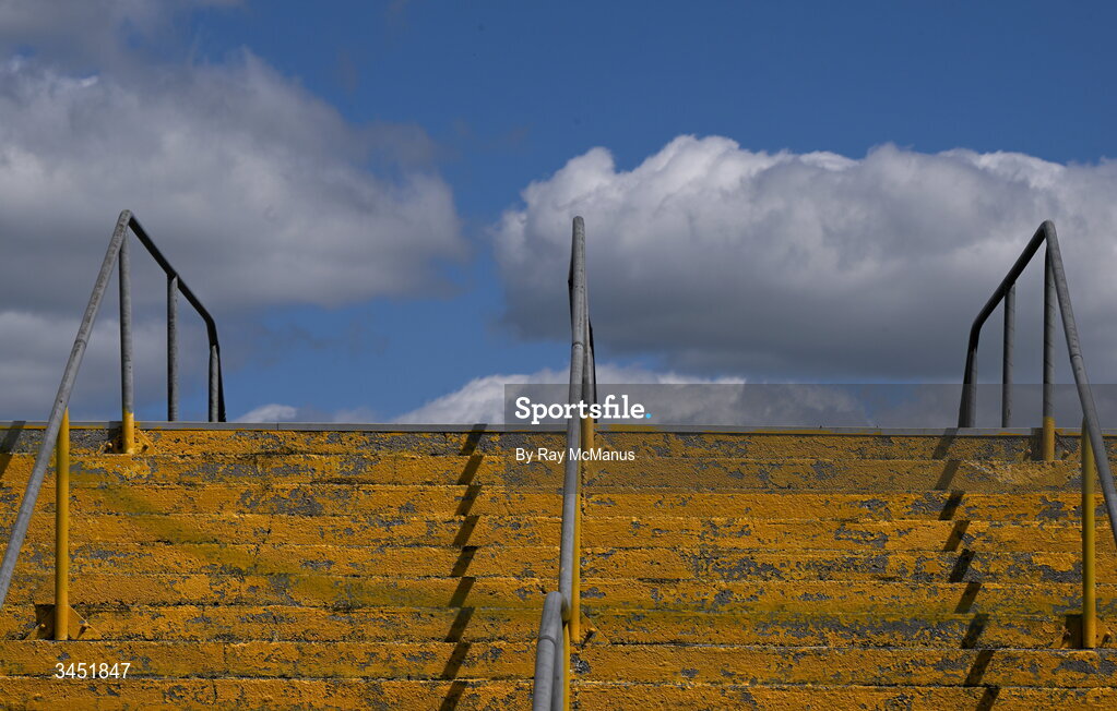 10 May 2026; A general view of a walkway at Laois Hire O'Moore Park before the Táilteann Cup round 1 match between Laois and Wicklow at Laois Hire O'Moore Park in Portlaoise, Laois. Photo by Ray McManus/Sportsfile