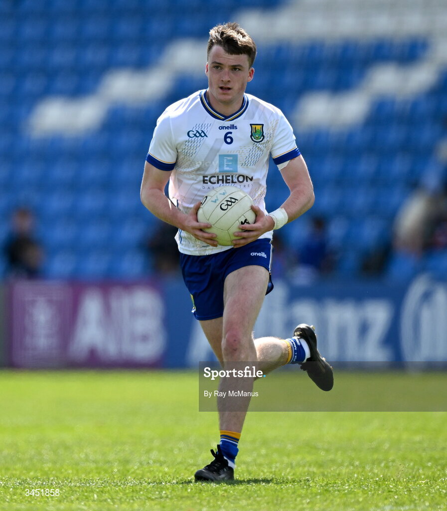 10 May 2026; Matt Nolan of Wicklow during the Táilteann Cup round 1 match between Laois and Wicklow at Laois Hire O'Moore Park in Portlaoise, Laois. Photo by Ray McManus/Sportsfile