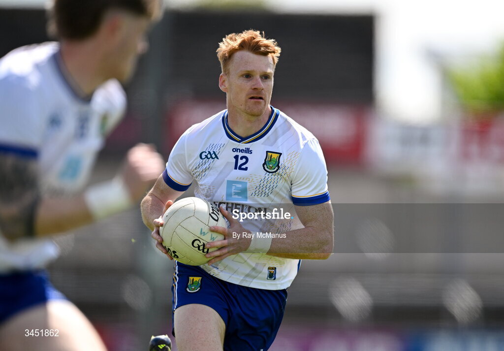 10 May 2026; Christopher O'Brien of Wicklow during the Táilteann Cup round 1 match between Laois and Wicklow at Laois Hire O'Moore Park in Portlaoise, Laois. Photo by Ray McManus/Sportsfile