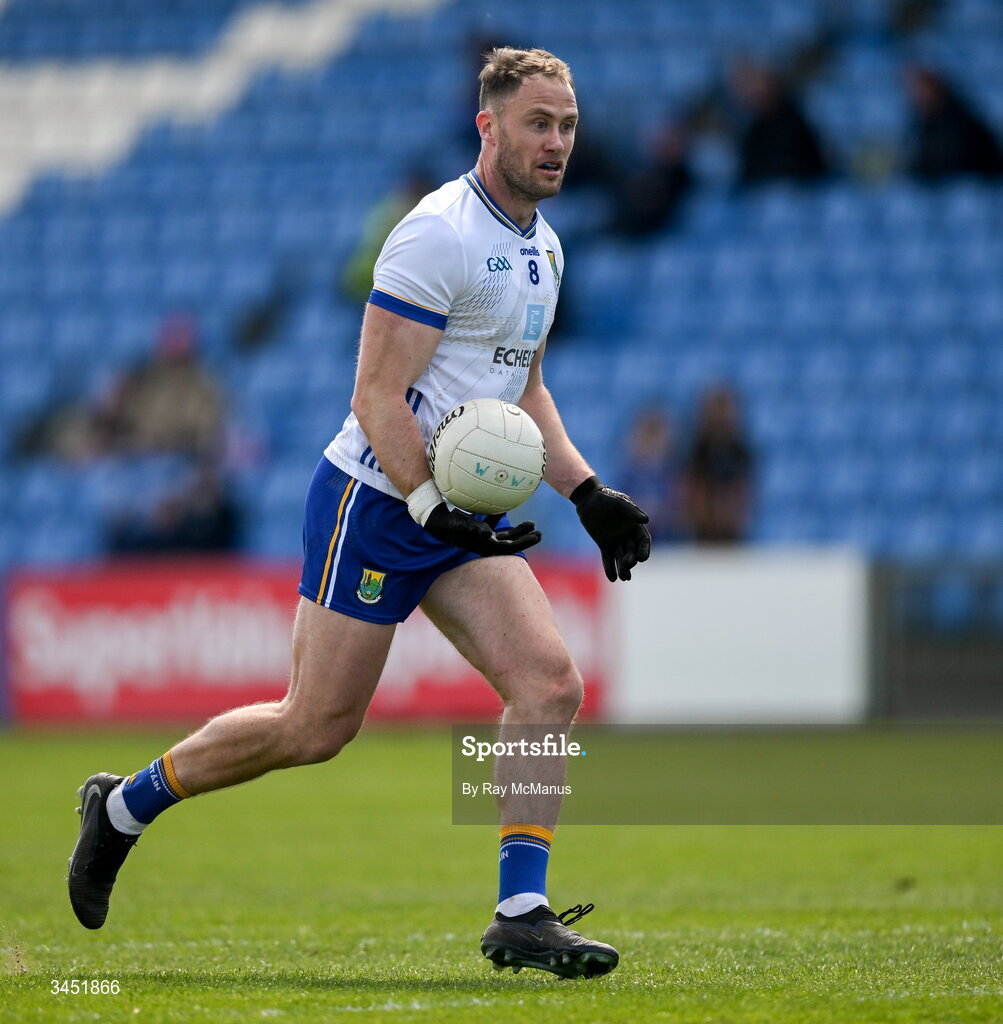 10 May 2026; Dean Healy of Wicklow during the Táilteann Cup round 1 match between Laois and Wicklow at Laois Hire O'Moore Park in Portlaoise, Laois. Photo by Ray McManus/Sportsfile