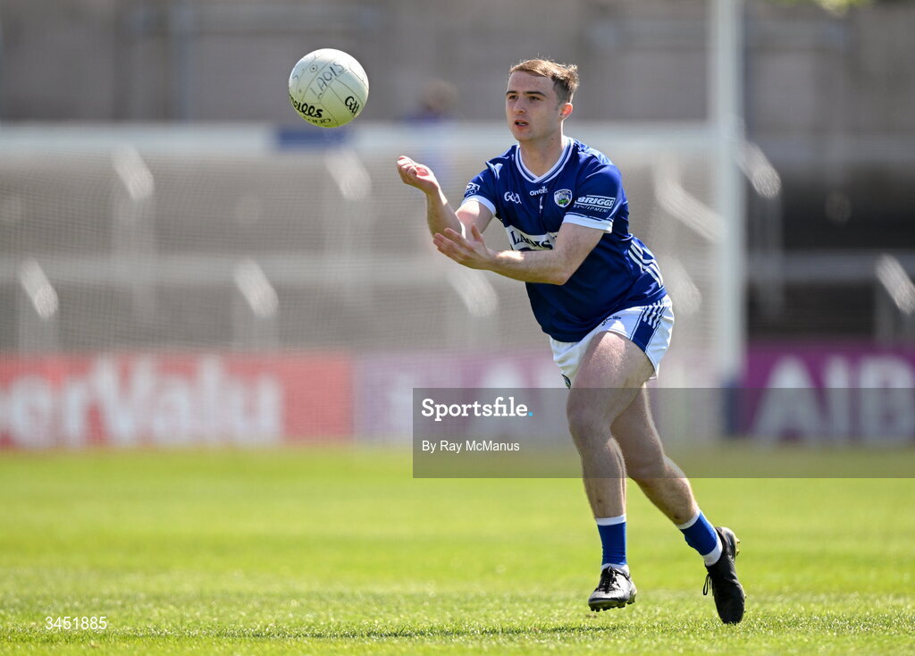 10 May 2026; Alex Mohan of Laois during the Táilteann Cup round 1 match between Laois and Wicklow at Laois Hire O'Moore Park in Portlaoise, Laois. Photo by Ray McManus/Sportsfile