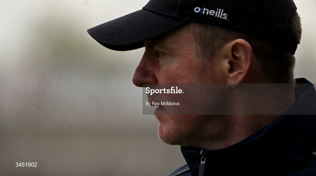10 May 2026; Laois manager Justin McNulty during the Táilteann Cup round 1 match between Laois and Wicklow at Laois Hire O'Moore Park in Portlaoise, Laois. Photo by Ray McManus/Sportsfile