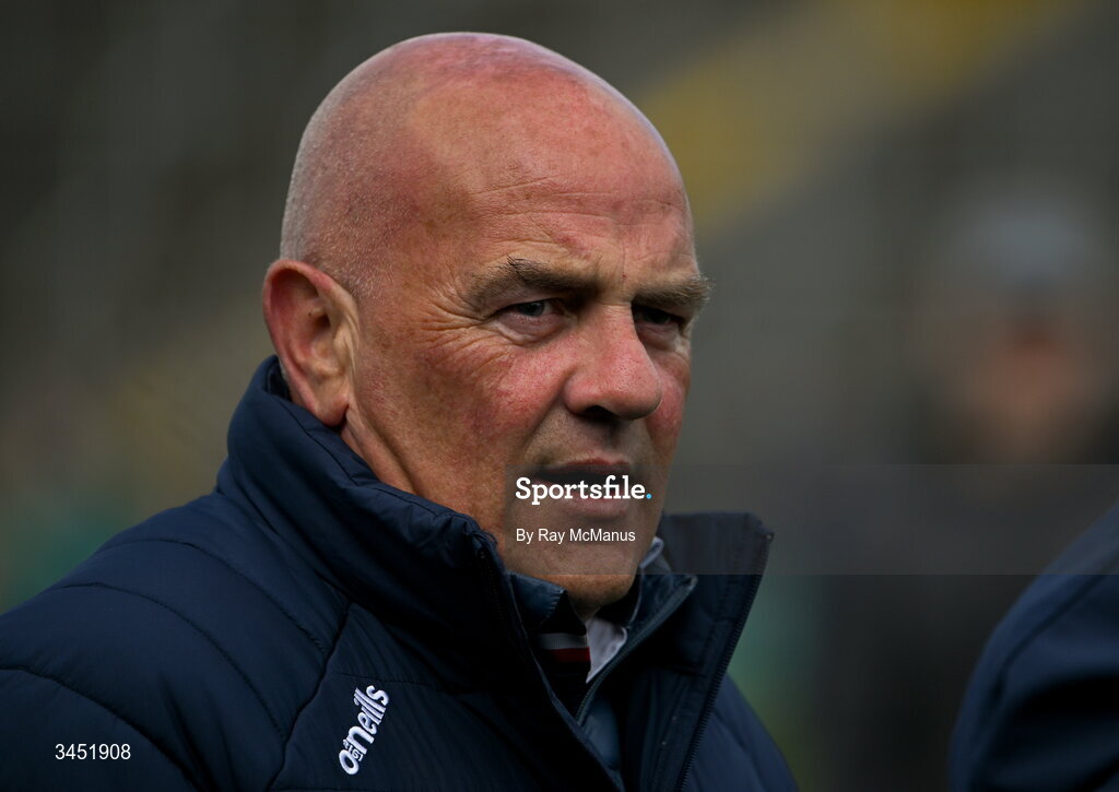 10 May 2026; Laois County Board Chairman PJ Kelly after the Táilteann Cup round 1 match between Laois and Wicklow at Laois Hire O'Moore Park in Portlaoise, Laois. Photo by Ray McManus/Sportsfile