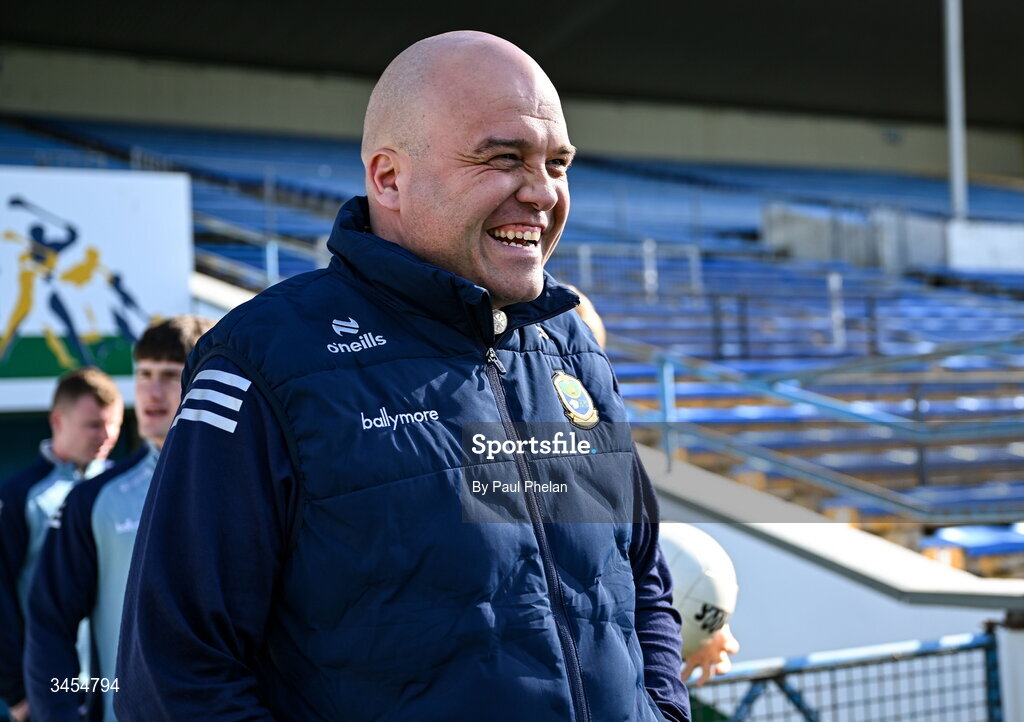 13 May 2026; Roscommon manager Cian Smith before the Dalata Hotel Group GAA Football All-Ireland U20 Championship semi-final match between Kerry and Roscommon at FBD Semple Stadium in Thurles, Tipperary. Photo by Paul Phelan/Sportsfile