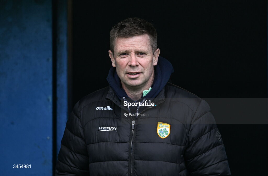 13 May 2026; Kerry manager Tomás Ó Sé before the Dalata Hotel Group GAA Football All-Ireland U20 Championship semi-final match between Kerry and Roscommon at FBD Semple Stadium in Thurles, Tipperary. Photo by Paul Phelan/Sportsfile