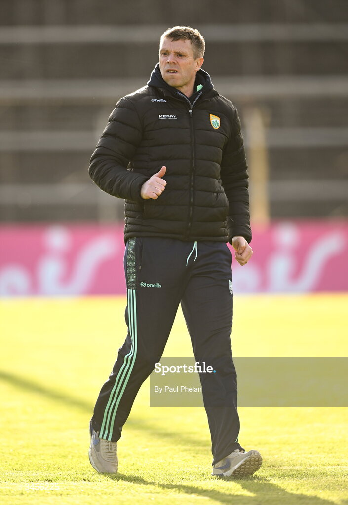 13 May 2026; Kerry manager Tomás Ó Sé before the Dalata Hotel Group GAA Football All-Ireland U20 Championship semi-final match between Kerry and Roscommon at FBD Semple Stadium in Thurles, Tipperary. Photo by Paul Phelan/Sportsfile