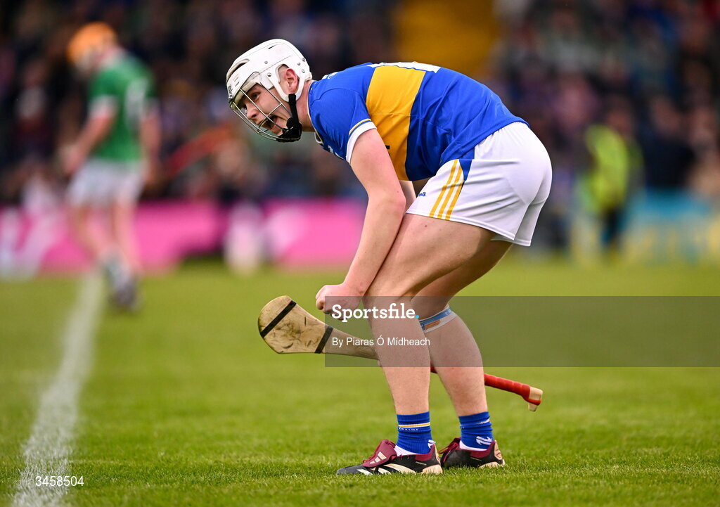 15 May 2026; Zach O'Keeffe of Tipperary celebrates after his side's victory in the Electric Ireland Munster GAA Minor Hurling Championship final match between Tipperary and Limerick at FBD Semple Stadium in Thurles, Tipperary. Photo by Piaras Ó Mídheach/Sportsfile