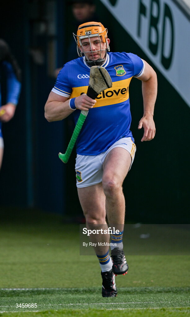 16 May 2026; Ronan Maher of Tipperary leads out his team for the Munster GAA Senior Hurling Championship Round 4 match between Tipperary and Clare at FBD Semple Stadium in  hurles, Tipperary. Photo by Ray McManus/Sportsfile
