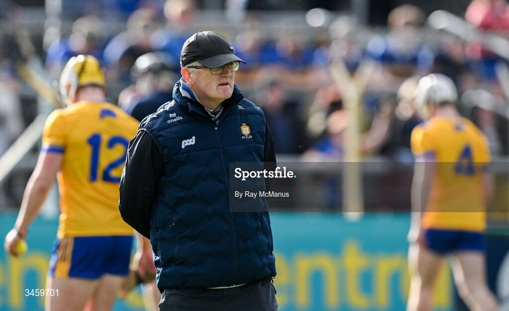 16 May 2026; Clare manager Brian Lohan before the Munster GAA Senior Hurling Championship Round 4 match between Tipperary and Clare at FBD Semple Stadium in Thurles, Tipperary. Photo by Ray McManus/Sportsfile