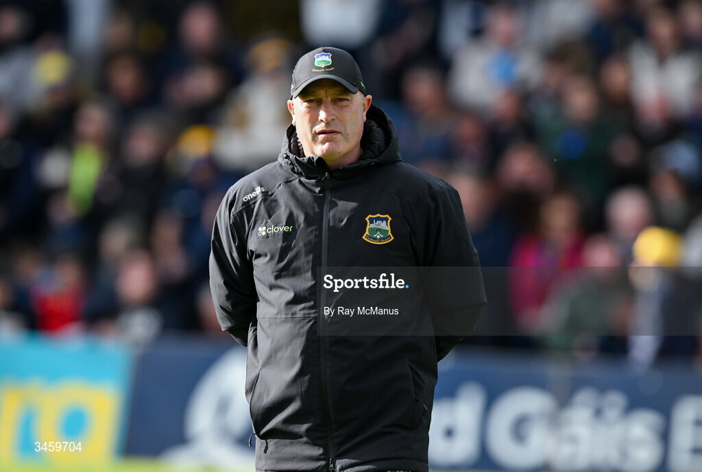 16 May 2026; Tipperary manager Liam Cahill before the Munster GAA Senior Hurling Championship Round 4 match between Tipperary and Clare at FBD Semple Stadium in Thurles, Tipperary. Photo by Ray McManus/Sportsfile